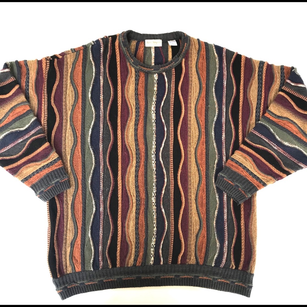 Norm Thompson XL Vintage 90s Coogi Style Sweater
